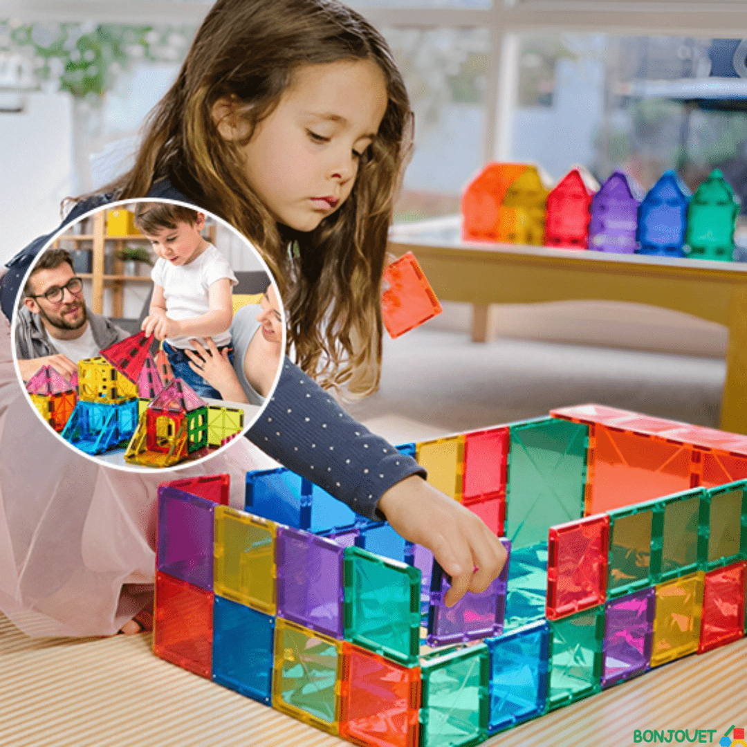 Jeu de construction magnétique - Bonjouet