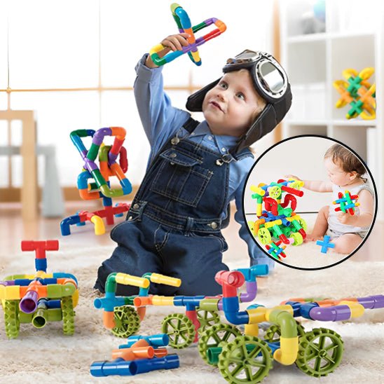 Jeu de construction | Tuyaux - Bonjouet