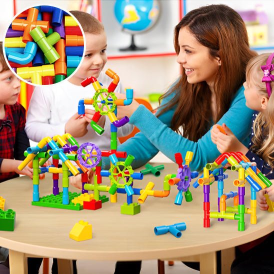 Jeu de construction | Tuyaux - Bonjouet