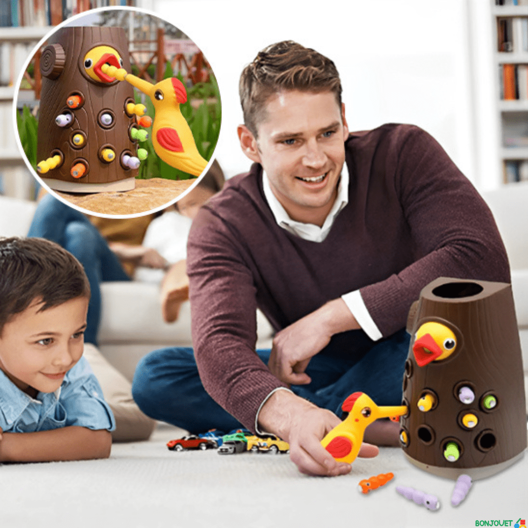 Jeu de société famille | Attrape - vers - Bonjouet