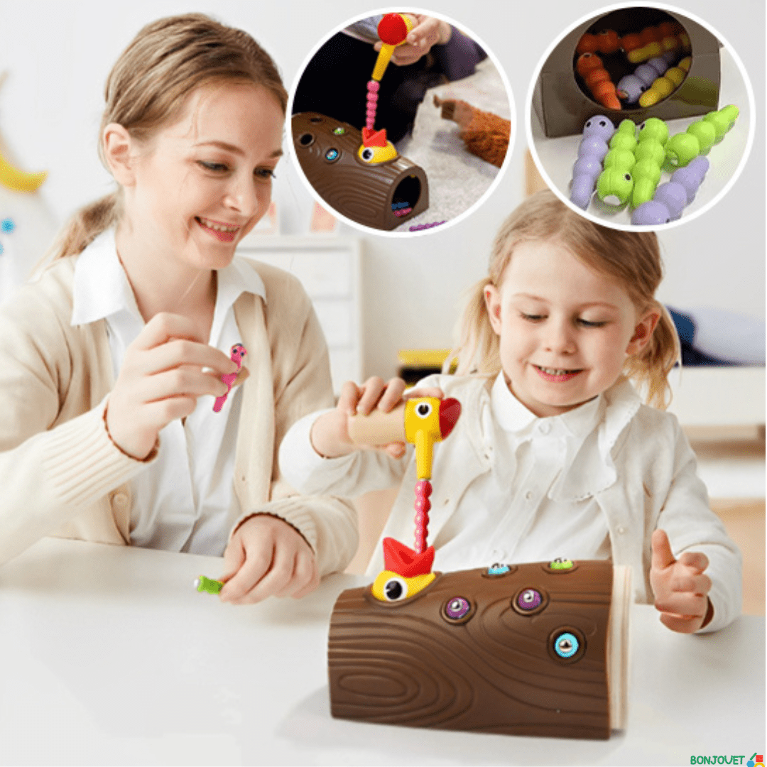 Jeu de société famille | Attrape - vers - Bonjouet