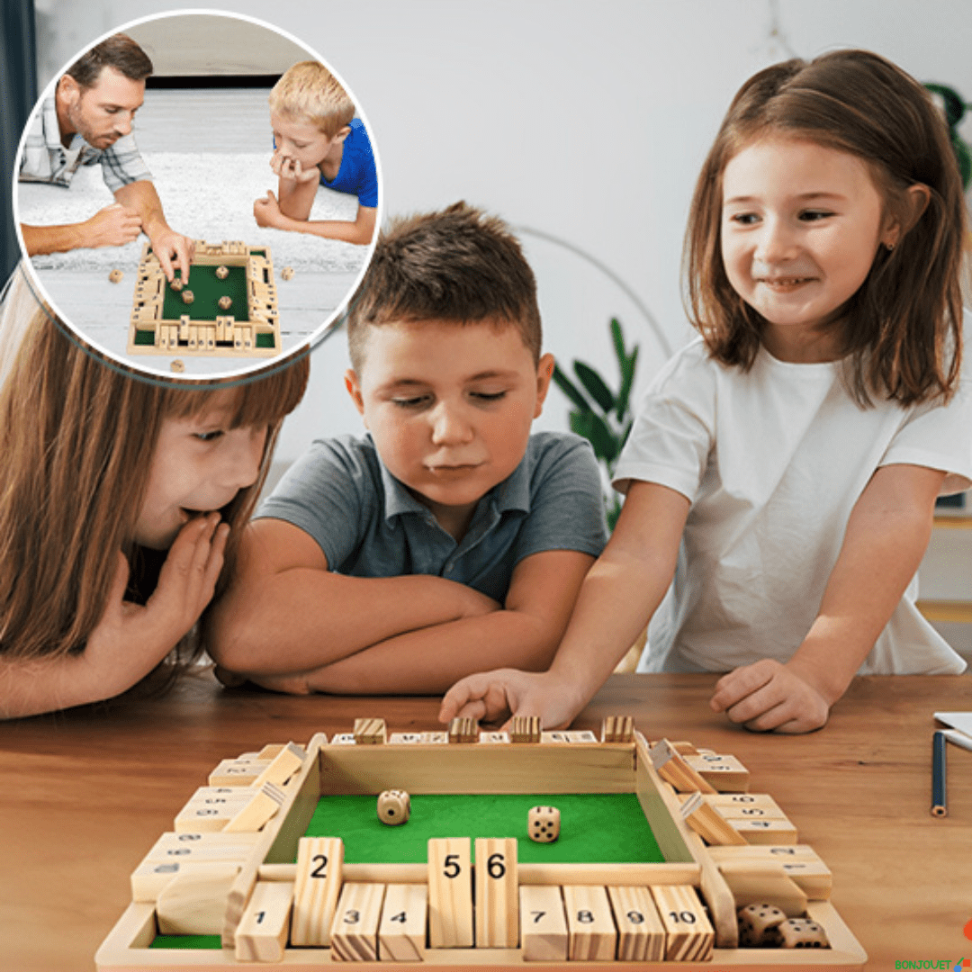Jeu de société famille | Bois - Bonjouet