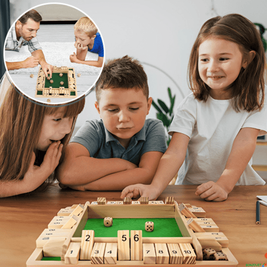 Jeu de société famille | Bois - Bonjouet