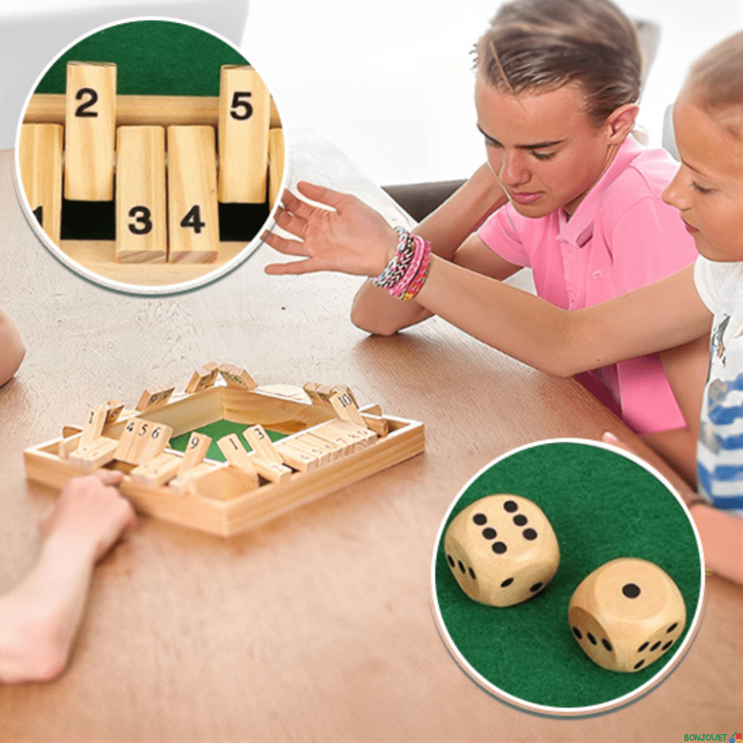 Jeu de société famille | Bois - Bonjouet