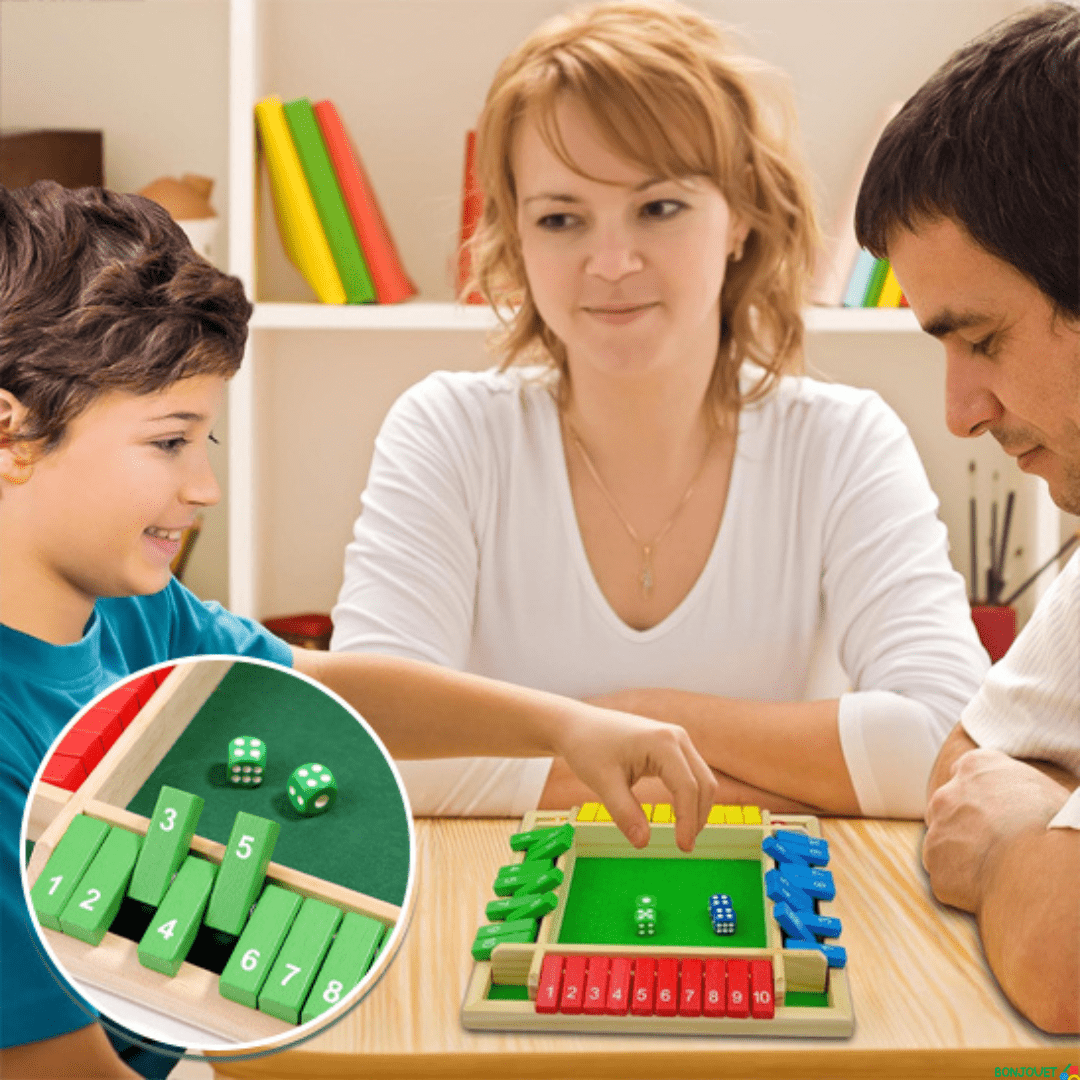 Jeu de société famille | Bois - Bonjouet