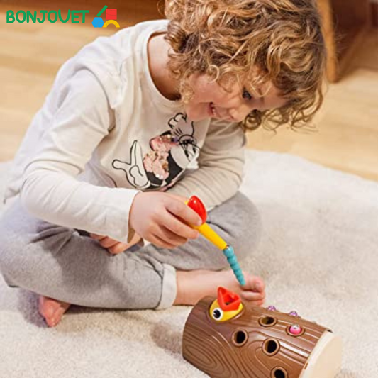 FeedingWood™  Jouets de pic magnétique attrape-ver