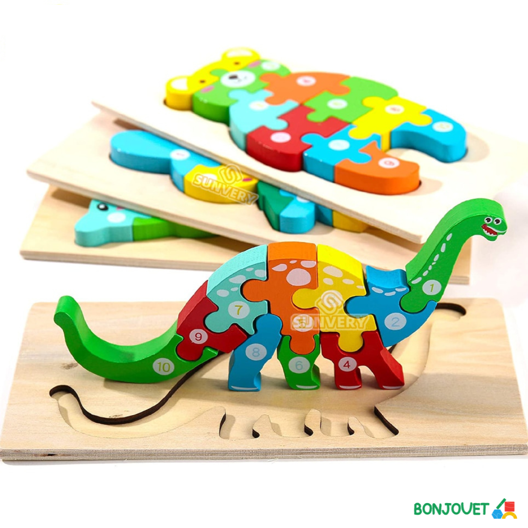 Puzzle 3D en bois | WoodenPuzzles™